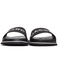 Marc Jacobs 'the Slide' Flat Sandals - Black