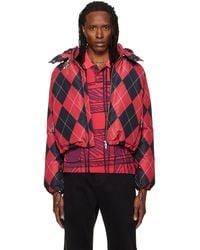 Chopova Lowena - Argyle Puffer Jacket - Lyst