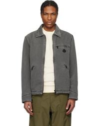 Moncler - Acate Padded Denim Overshirt - Lyst