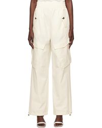 Dion Lee - Off-white Latch Trousers - Lyst