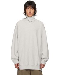 Hed Mayner - Twisted Seam Sweatshirt - Lyst