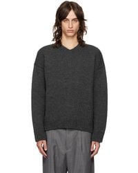 Our Legacy Sonar V-Neck Sweater in Black for Men | Lyst Our Legacy Sonar V-Neck Sweater in Black for Men | Lyst
