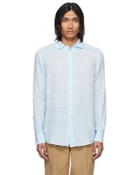 Barena - Blue Surian Telino Shirt - Lyst