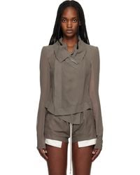 Rick Owens - Temple Classic Biker Jacket - Lyst