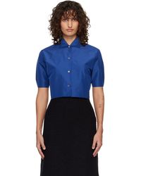 Jil Sander - Technical Faille Shirt - Lyst