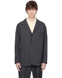 Document - グレー English Wool 3ボタン テーラードジャケット - Lyst