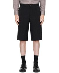 Comme des Garçons - Wool Gabardine Shorts - Lyst