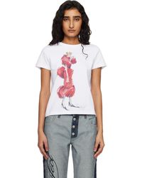Marc Jacobs ホワイト＆ブラック トロンプルイユ Tシャツ ミニ