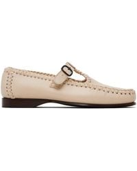 Hereu - Off- Alcover Supple Shiny Loafers - Lyst