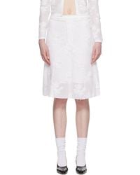 ShuShu/Tong - Threadwork Knit Midi Skirt - Lyst
