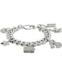 Marc Jacobs - 'the Pave Mini Icon Charm' Bracelet - Lyst