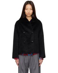 Loulou de Saison - Wes Double Breasted Alpaca Jacket - Lyst