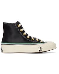 Converse Baskets noires Capitols Earl Lloyd Chuck 70 High edition Breaking Down Barriers