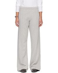 Acne Studios - Fleece Logo Lounge Pants - Lyst