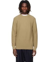 BOSS - Cotton Knitted Structure Sweater - Lyst