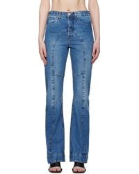 Edward Cuming - Paneled Jeans - Lyst