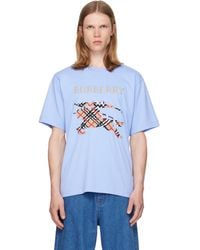 Burberry - Cross Stitch Knight Cotton T-shirt - Lyst