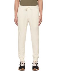 Tom Ford - Off-white Lightweight Sweatpants - Lyst