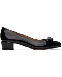 Ferragamo - Vara Bow Patent Pumps - Lyst