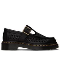 Dr. Martens - Adrian T-Bar Leather Loafers - Lyst