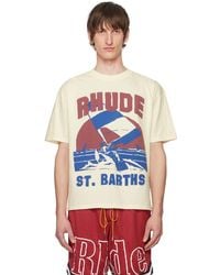 Rhude - Off-white Windsurf T-shirt - Lyst