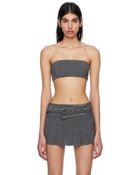 16Arlington - Gray Tube Tank Top - Lyst