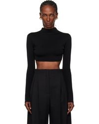 Mugler - Short Knit Top - Lyst
