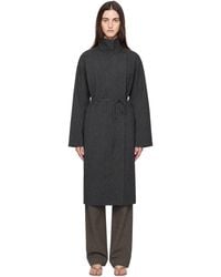 St. Agni - Technical Cotton Cocoon Coat - Lyst
