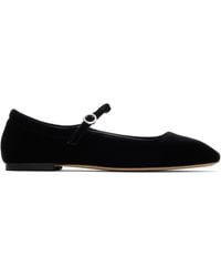 Aeyde - Uma Velvet Mary-Jane Flats - Lyst