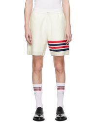 Thom Browne - White 4-bar Shorts - Lyst
