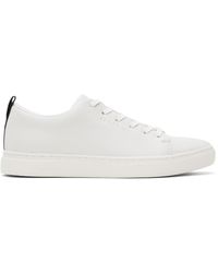 PS by Paul Smith - Baskets lee blanches en cuir - Lyst
