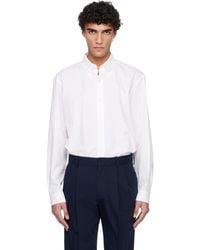 Balmain - Cotton Poplin Shirt - Lyst