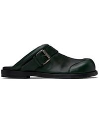 Acne Studios - Leather Buckle Mules - Lyst