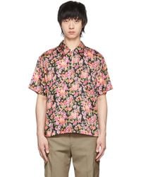 Commission - Ssense Exclusive Black Polyester Shirt - Lyst