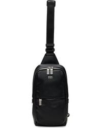 BOSS - Faux-Leather Messenger Bag - Lyst