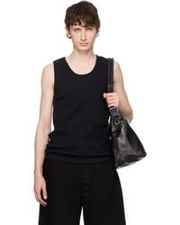 Lemaire - Rib Cotton Jersey Tank Top - Lyst