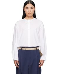 Hed Mayner - Band Collar Shirt - Lyst