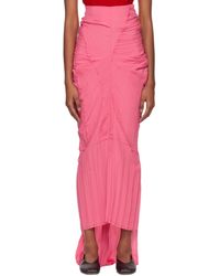 TALIA BYRE - Patched Maxi Skirt - Lyst