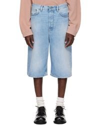 Acne Studios - Loose-Fit Denim Shorts - Lyst