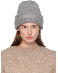 Jacquemus - La Casaコレクション グレー Le Bonnet Gros Grain ビーニー - Lyst