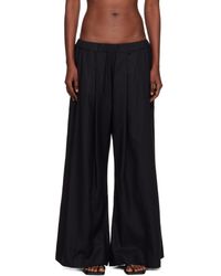 Baserange - Pantalon De Détente Avi Noir - Lyst