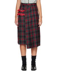 Undercover - Up2F1603 Midi Skirt - Lyst