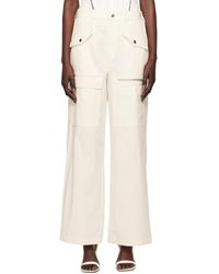 Dion Lee - Off-white Slouchy Trousers - Lyst