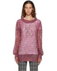 Anna Sui - Boatneck Sweater - Lyst