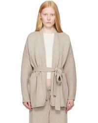 Lauren Manoogian - Taupe Coto Cardigan - Lyst