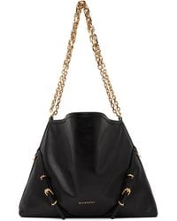 Givenchy - Moyen sac noir à bandoulière en chaine à ferrures voyou - Lyst