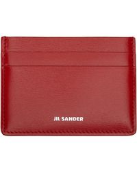 Jil Sander - Logo Stamp Card Holder - Lyst