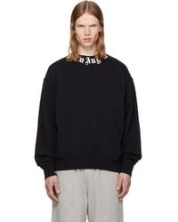 Palm Angels - Neck Logo Regular Crew Sweatshirt - Lyst