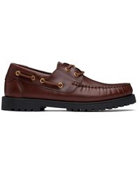 Ernest W. Baker - ブラウン レザー デッキシューズ - Lyst