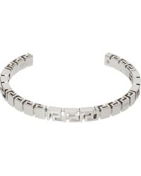 Versace - Bracelet Manchette À Motif Greca - Lyst